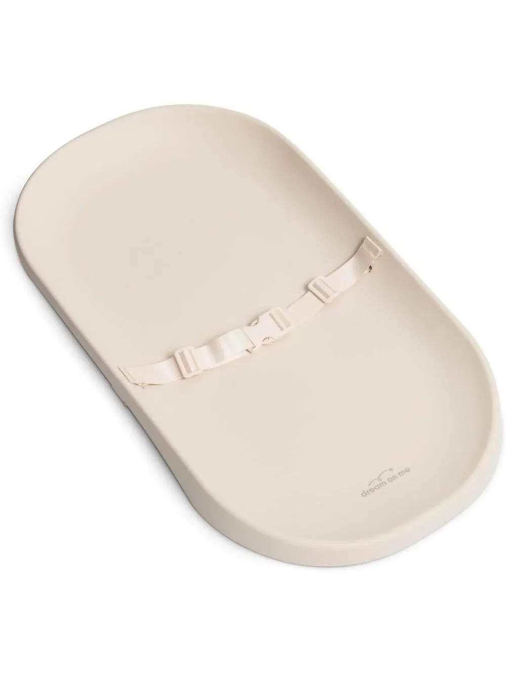 Waterproof Contoured Baby Changing Pad with Safety Strap & Soft Wipe-Clean